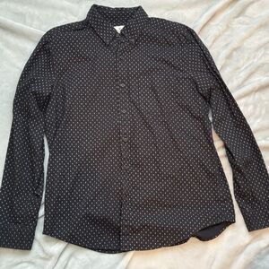 Men's American Eagle Black Patterned Shirt
